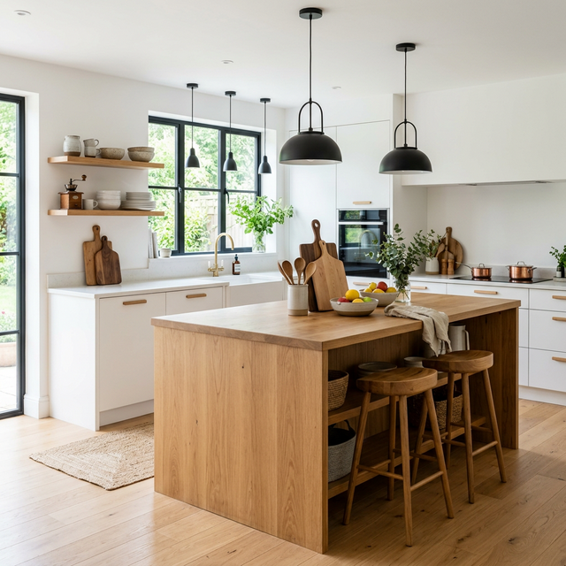 Острівна кухня 'Pure Wood'