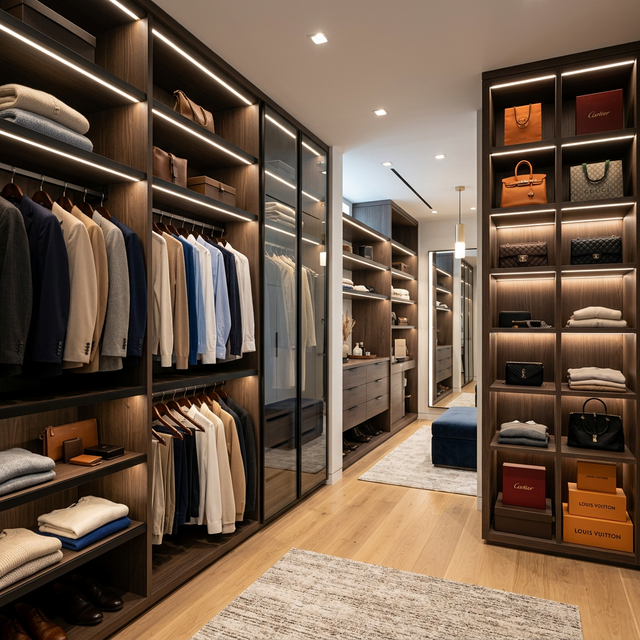 Гардеробна система прихованого монтажу